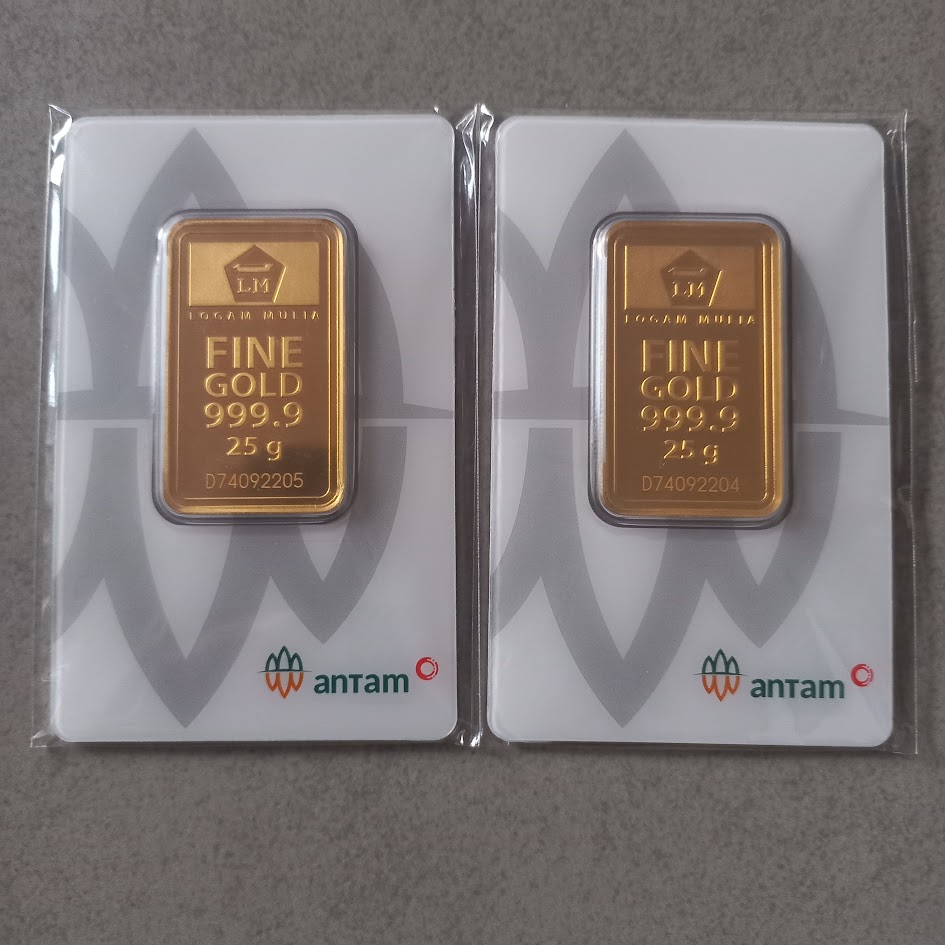 Jazira Gold Antam 25 Gr 2 pcs