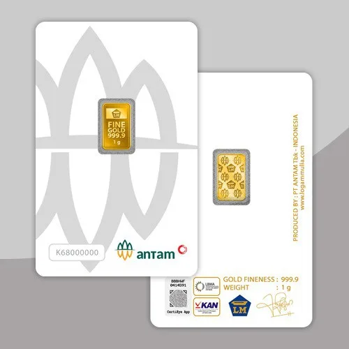Emas Antam CertiCard 1gr